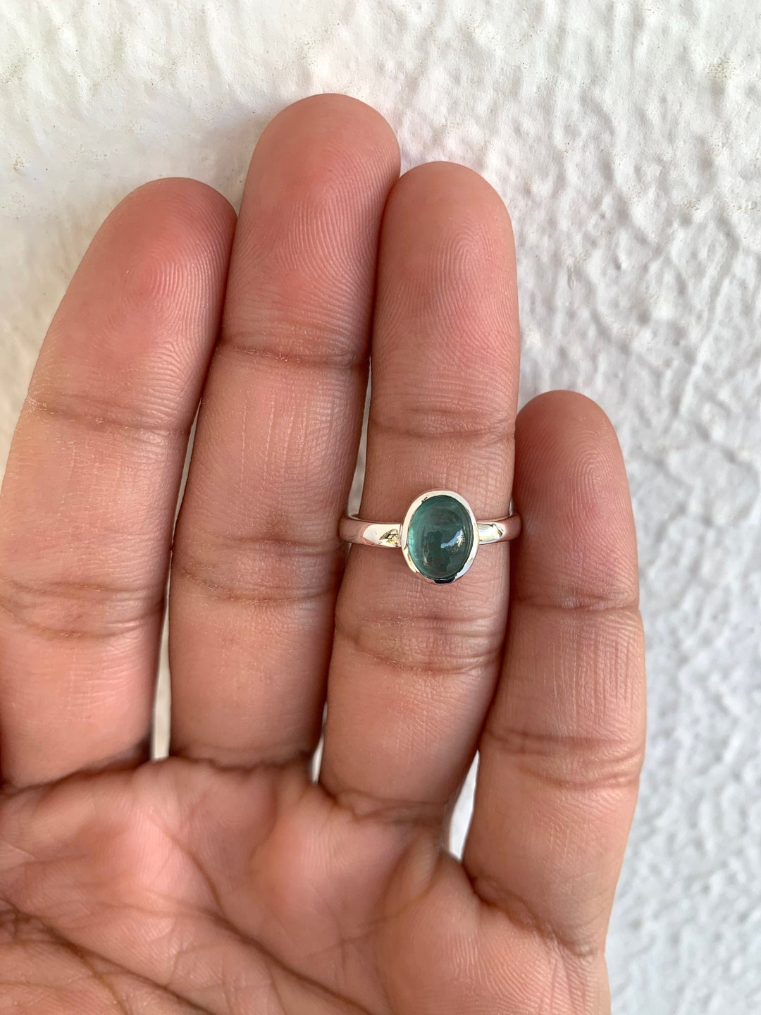 Bague Pomellato 67 en argent avec cabochon ovale