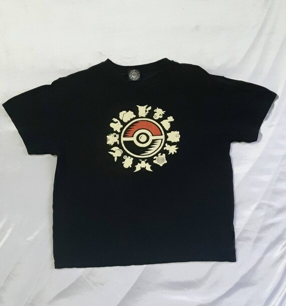 Rare Vintage Pokemon Symbols Tshirt By Pokemon Cen