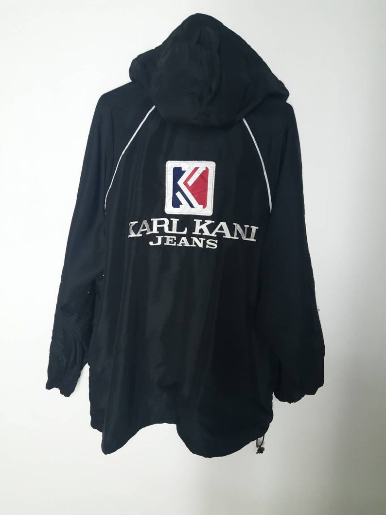 Vintage Karl Kani Jeans Windbreaker Hoodei Jacket