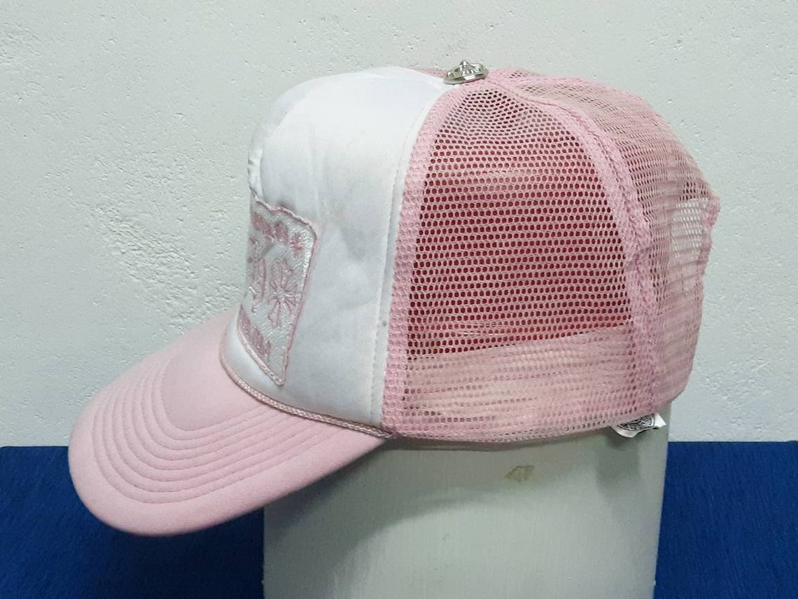 fake chrome heart hat