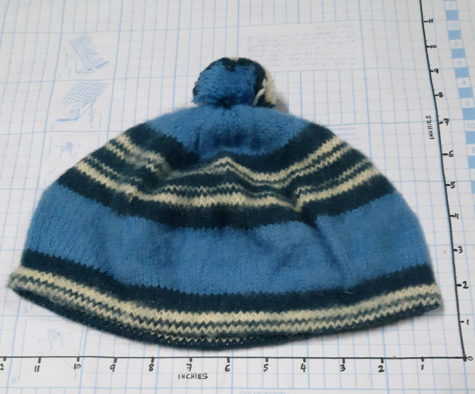 Robert Mackie Pure Wool Winter Beanie Hat | Etsy