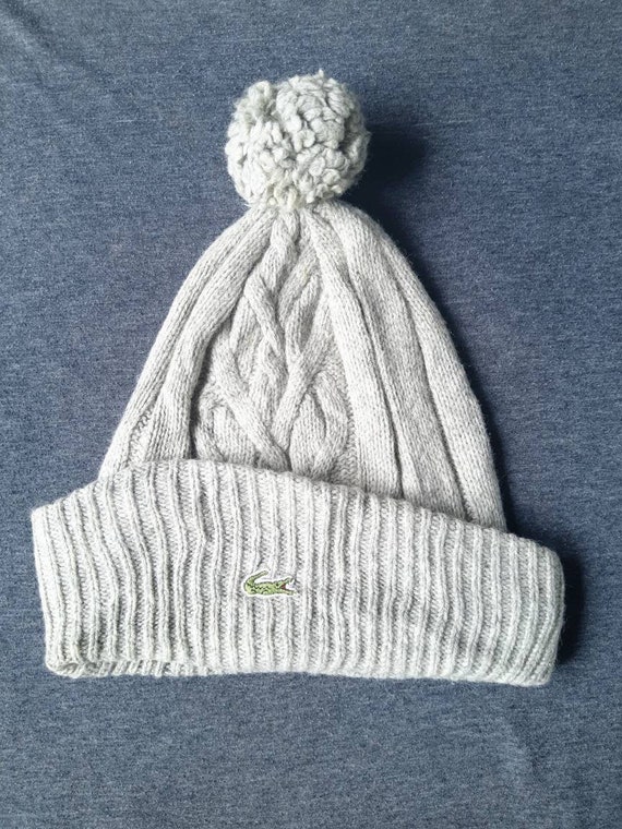 Vintage Lacoste Winter Beanie Hat