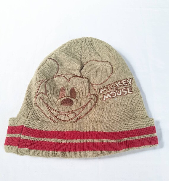 Vintage Disney Mickey Mouse Beanie Hat