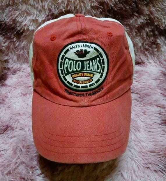 Vintage Polo Jeans Quality Denim Cap Hat