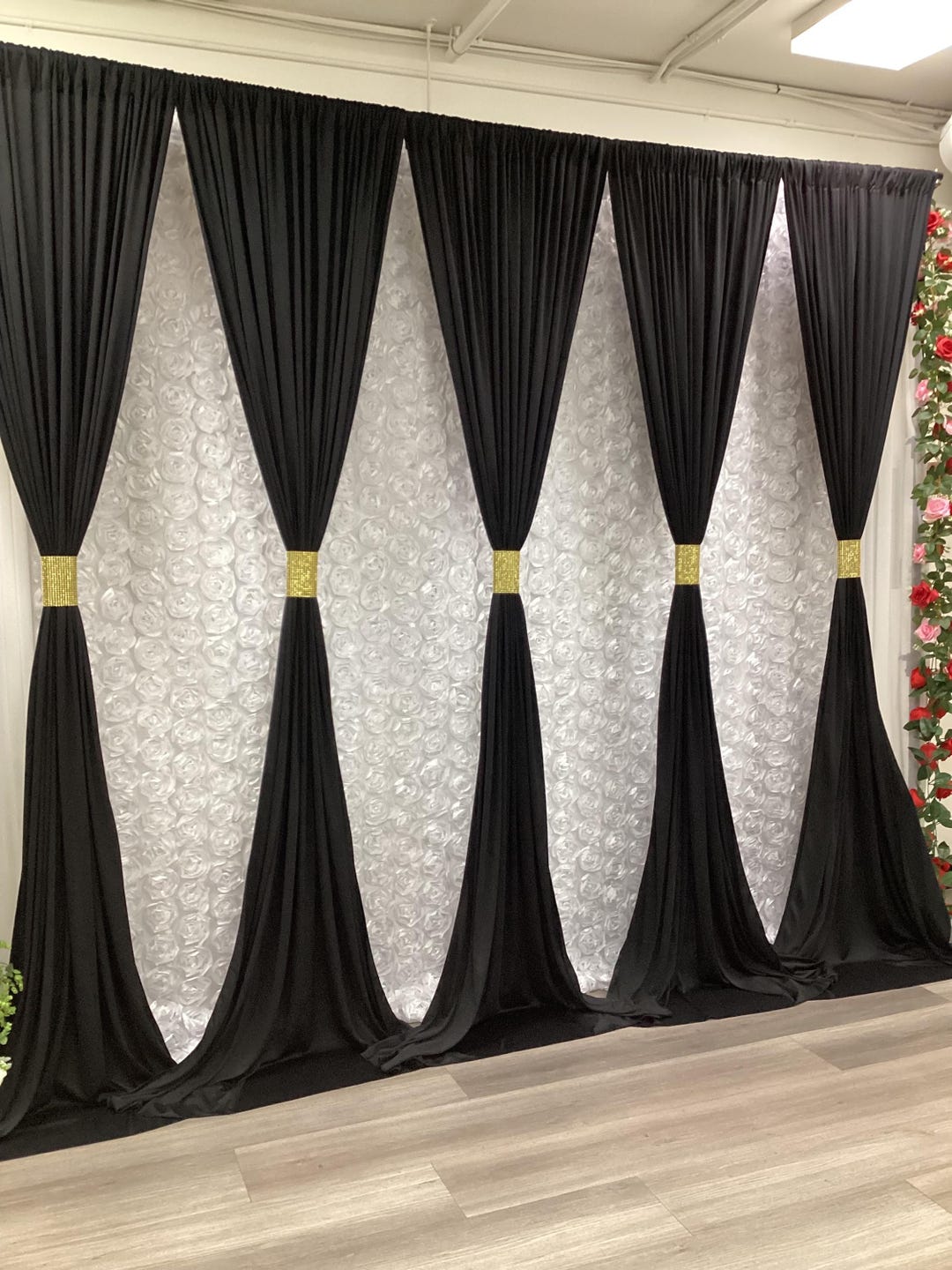 Backdrop Decoration Set, Backdrop Event Decor 10’W X 9’H, Photo Shoot ...