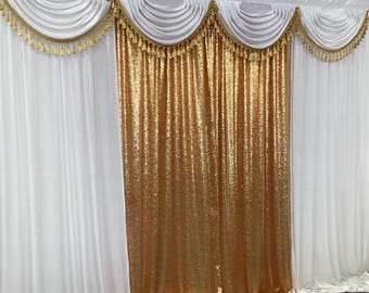 Church curtains,theater curtains, white velvet curtains, Backdrop decoration,reception backdrop,photo shoot backdrop 10’W X 9’H