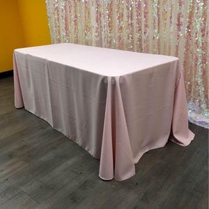 Set of 6 tablecloths, banquet tablecloths, tablecloths 90”W X 132”length,table linen, tablecloths for 6 foot table, custom made tablecloths