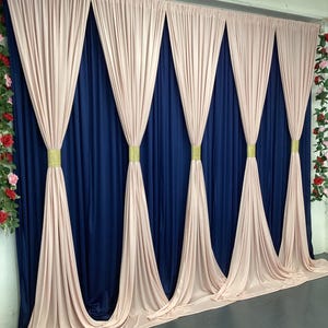 Backdrop Decoration Set 10ft x 9ft | Wedding Reception Backdrop | Event Decor | Photo Shoot Background | curtains for event decoration