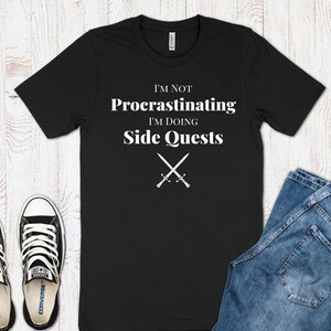 Ik ben niet uitstellen Funny Gaming Shirt, Funny Gamer Girl Shirt, Funny Men&#39;s Gamer T Shirt, Gamer Gift, Nerdy Shirt