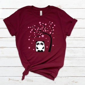 Linda camisa Panda, camiseta Panda Lover, linda camisa animal para ella, camiseta panda amorosa, camisa Kawaii