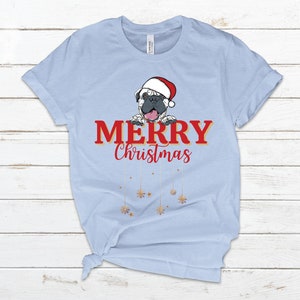 Frohe Weihnachten T Shirt, Hund Liebhaber Weihnachten Shirt, Womens Shirt, Urlaub Shirt, Geschenk für Sie