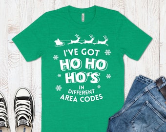 I've Got Ho's Funny Christmas Shirt, Funny Santa T Shirt, Unisex Christmas T Shirt, Christmas Party Shirt