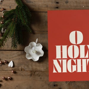 O Holy Night Christmas Nativity Downloadable Print