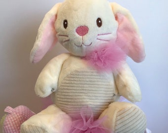 Lil Bunny Diaper Cake, Pink Diaper Cake, Diaper Cake, Baby Shower Gift