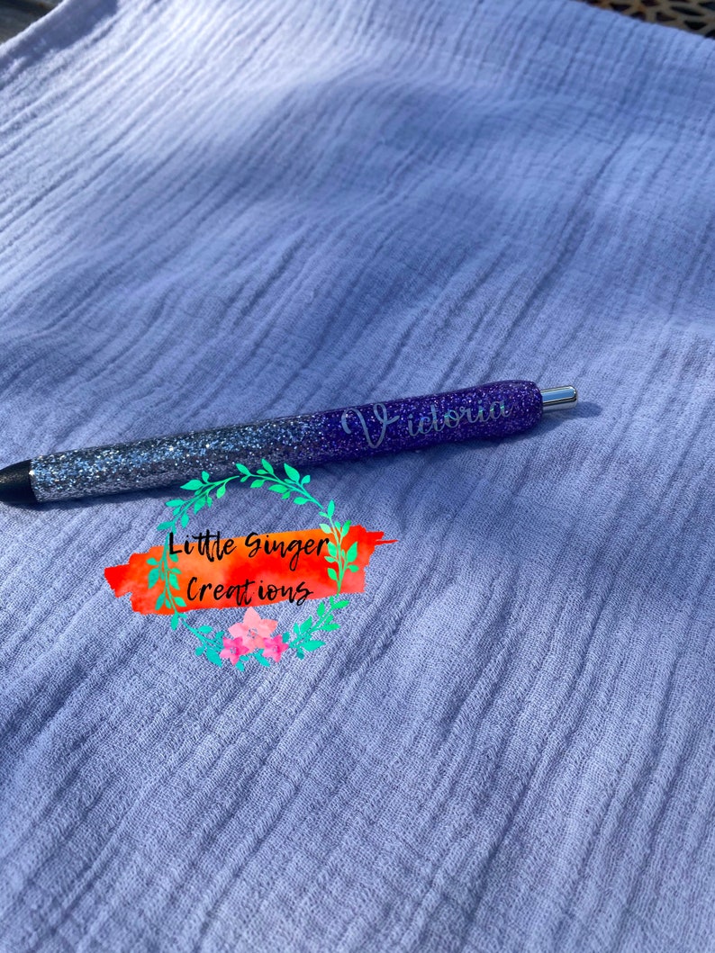 Glitter Gel Pens Refillable Etsy