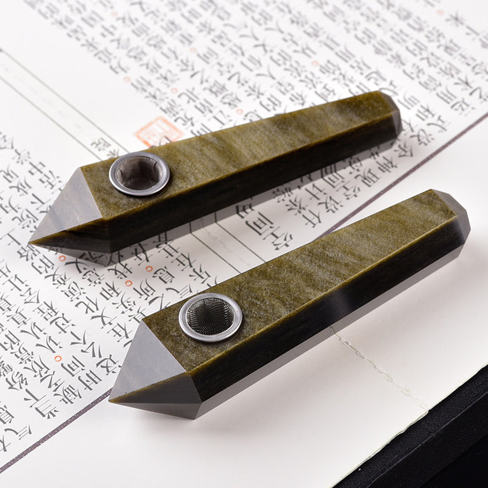 black obsidian crystal smoking pipe black obsidian crystal smoking pipe