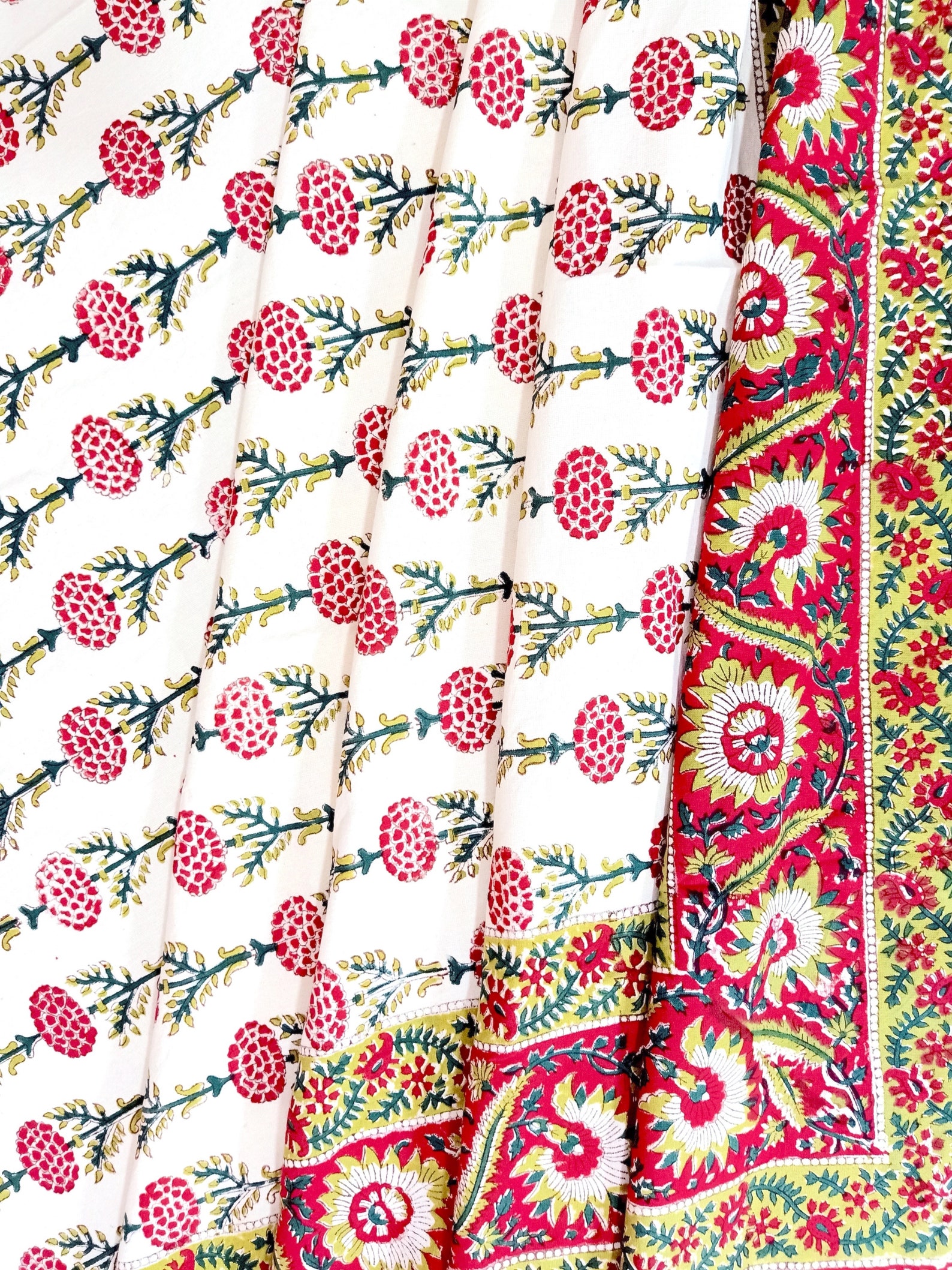 Traditionelles Jaipur Block Print Bettlaken Set Handgemachter Etsy