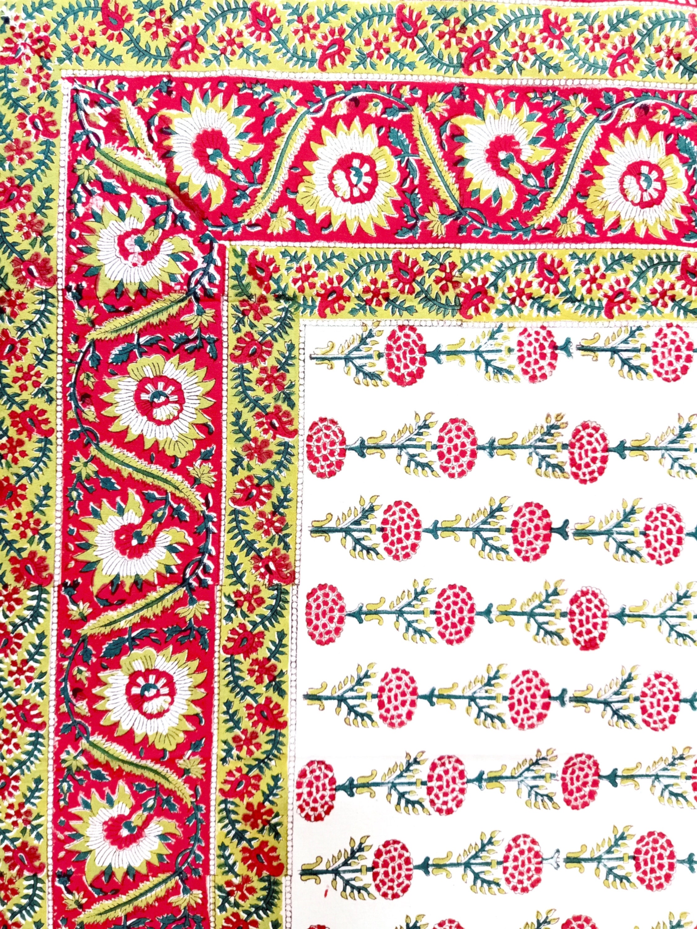Traditionelles Jaipur Block Print Bettlaken Set Handgemachter Etsy