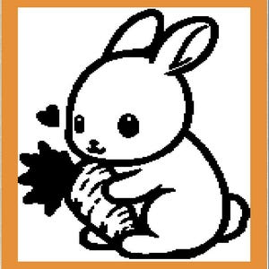 Bunny Baby Blanket Knitting Pattern PDF