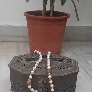 Old Brass Jali Box/Indian Antique Pan Dan/Carved Betel And Pan Box/Brass Box/Betel Nut Box Brass Dabba/Home Decor/5 Barrel Box Collectible