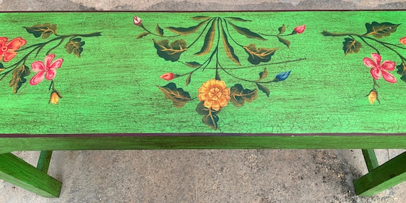 Painted Indian Console Table Painted Indian Console Table