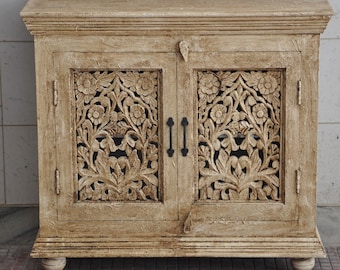 Aparador de madera de mango artesanal, vendedor en el Reino Unido, mueble de almacenamiento de madera, mueble de comedor, decoración rústica para el hogar.