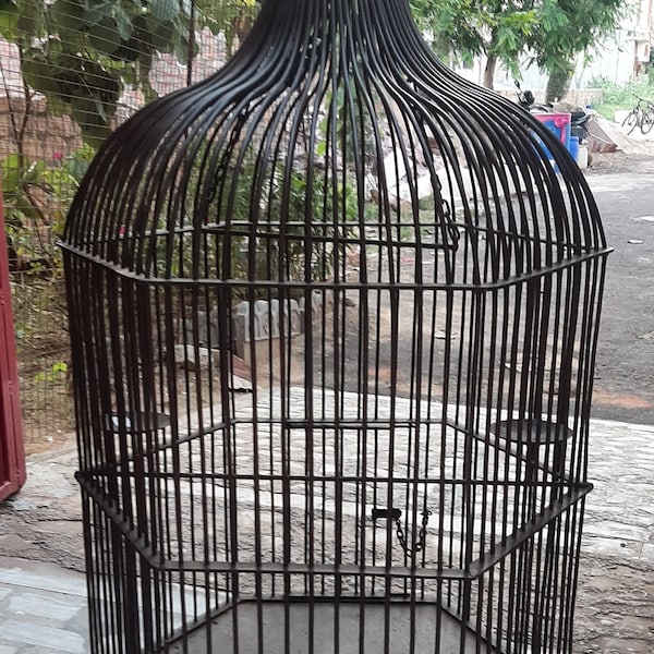 Decorative Black Bird Cage Etsy
