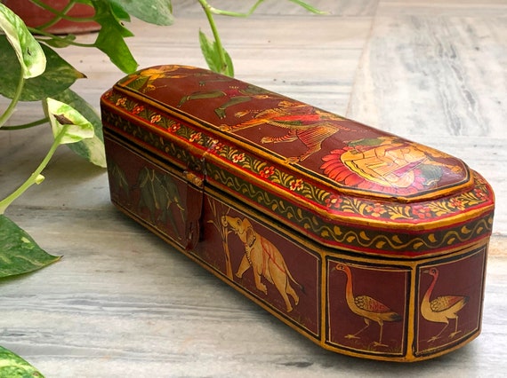 Rajasthani Hand Painted Pen Box Rajasthani Hand Painted Pen Box