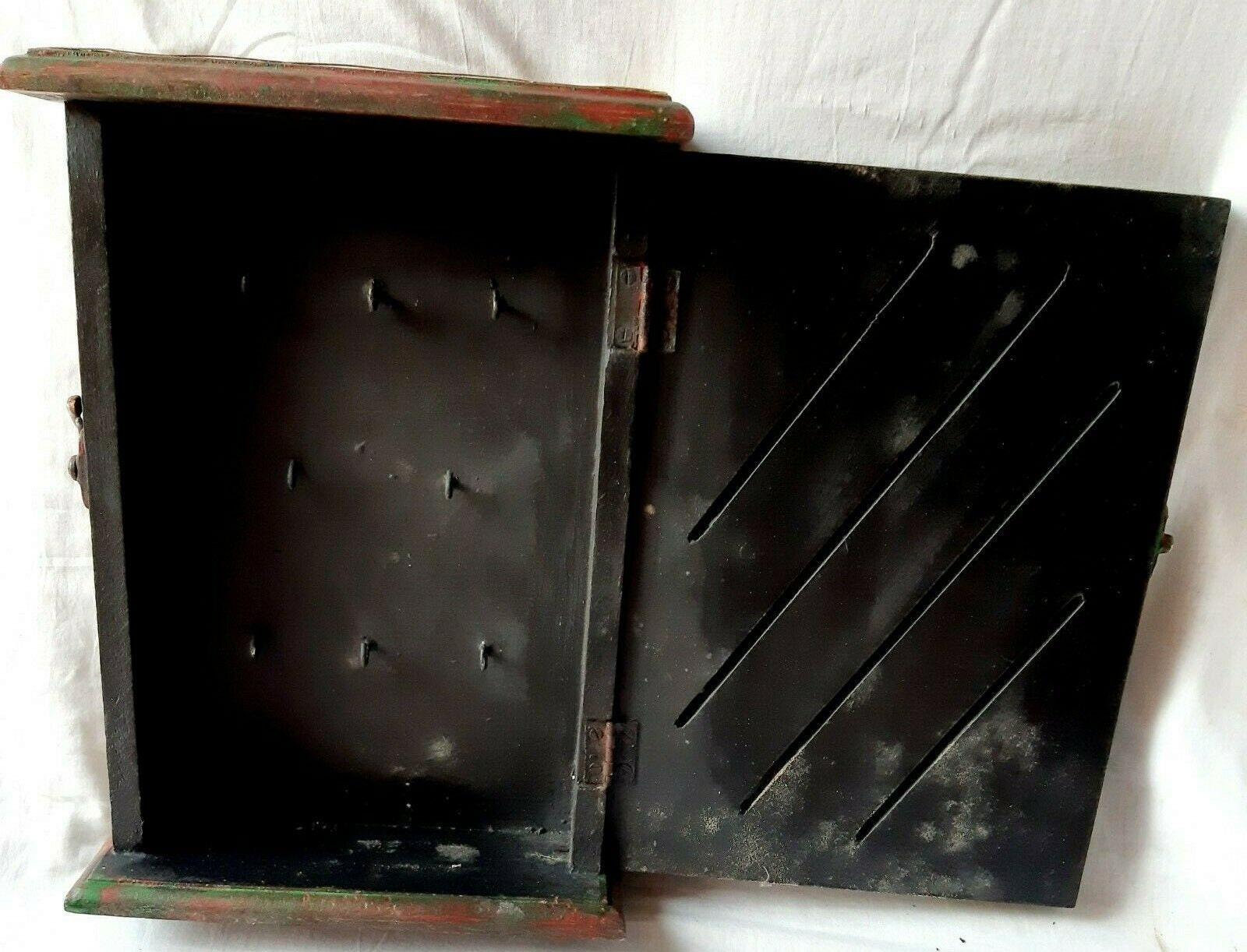 Vintage Wooden Painted Key Holder Box/Decorative Wall Hanging Etsy