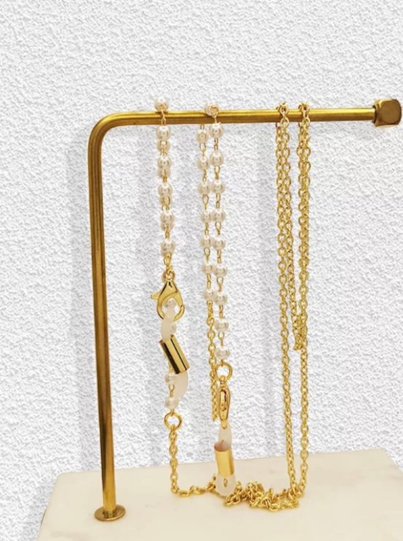 sunglasses pearl cord sunglasses chain eyeglasses pearl chain gold chain in Canada glasses straps free shipping Eyeglasses gold chain