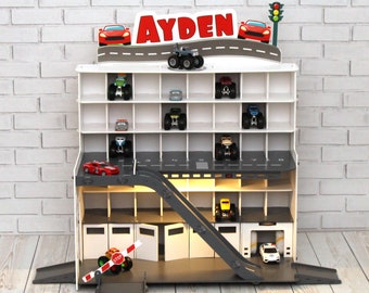 Nursery Organizer with Toy Car Parking Garage: A Must-Have for Busy Moms - Keep your child's nursery clean and organized