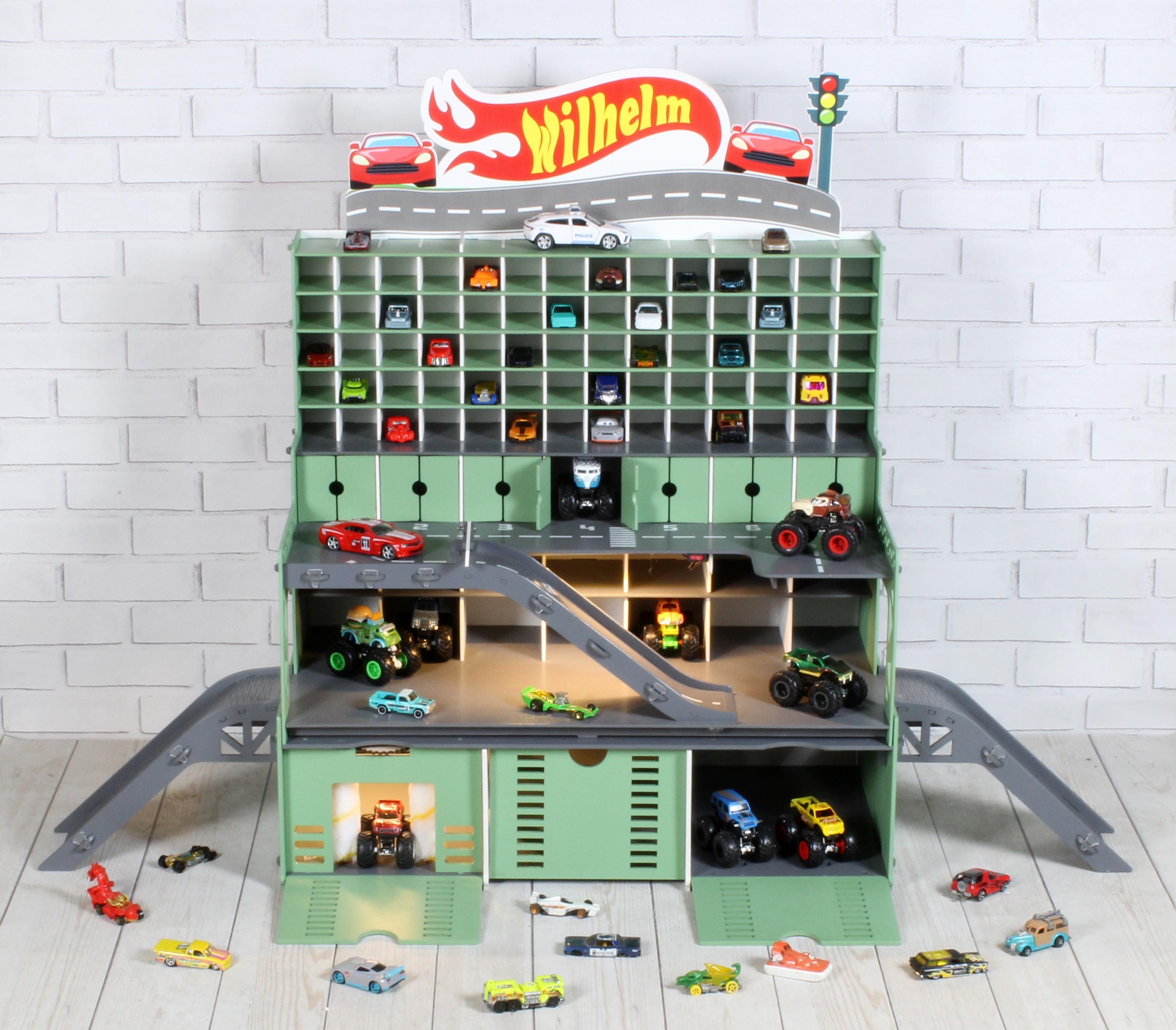 Wooden Toy Car Garage Gift for 3–5 Year Old Boys - Etsy