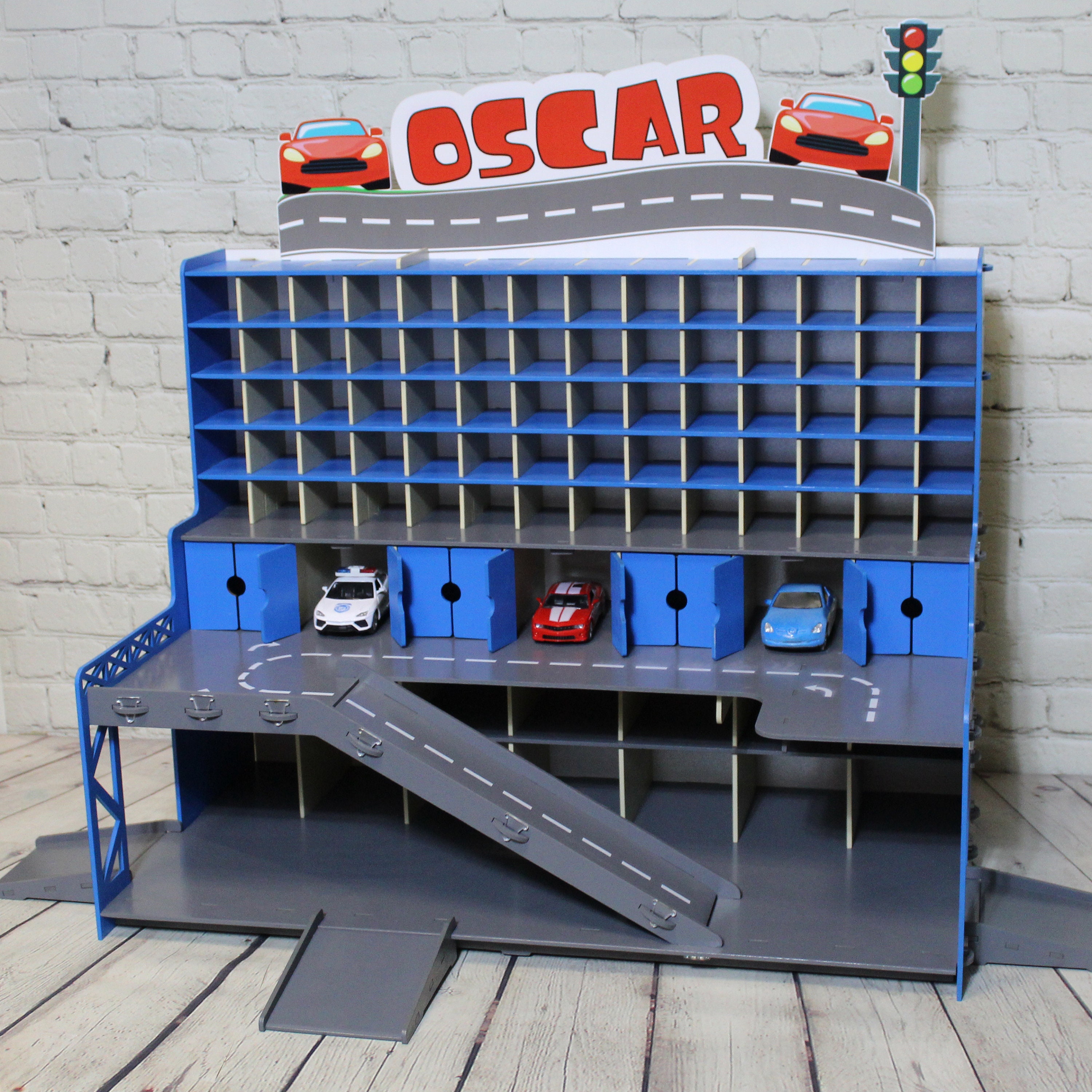Toy garage for Hot Wheels and larger cars Etsy