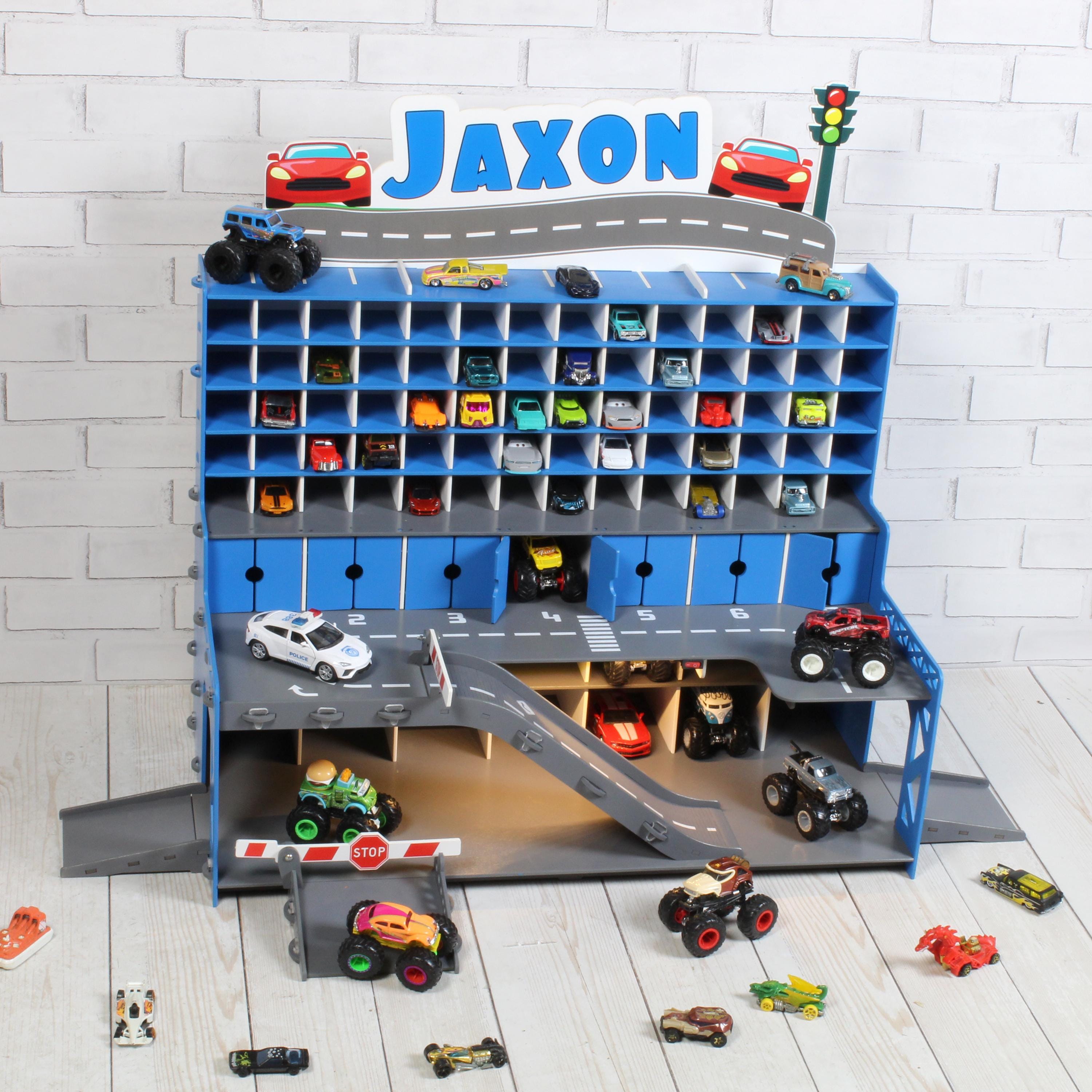 Toy Car Garage Display Case, 1/64 Scale, Boy Gift Age 3+ - Etsy