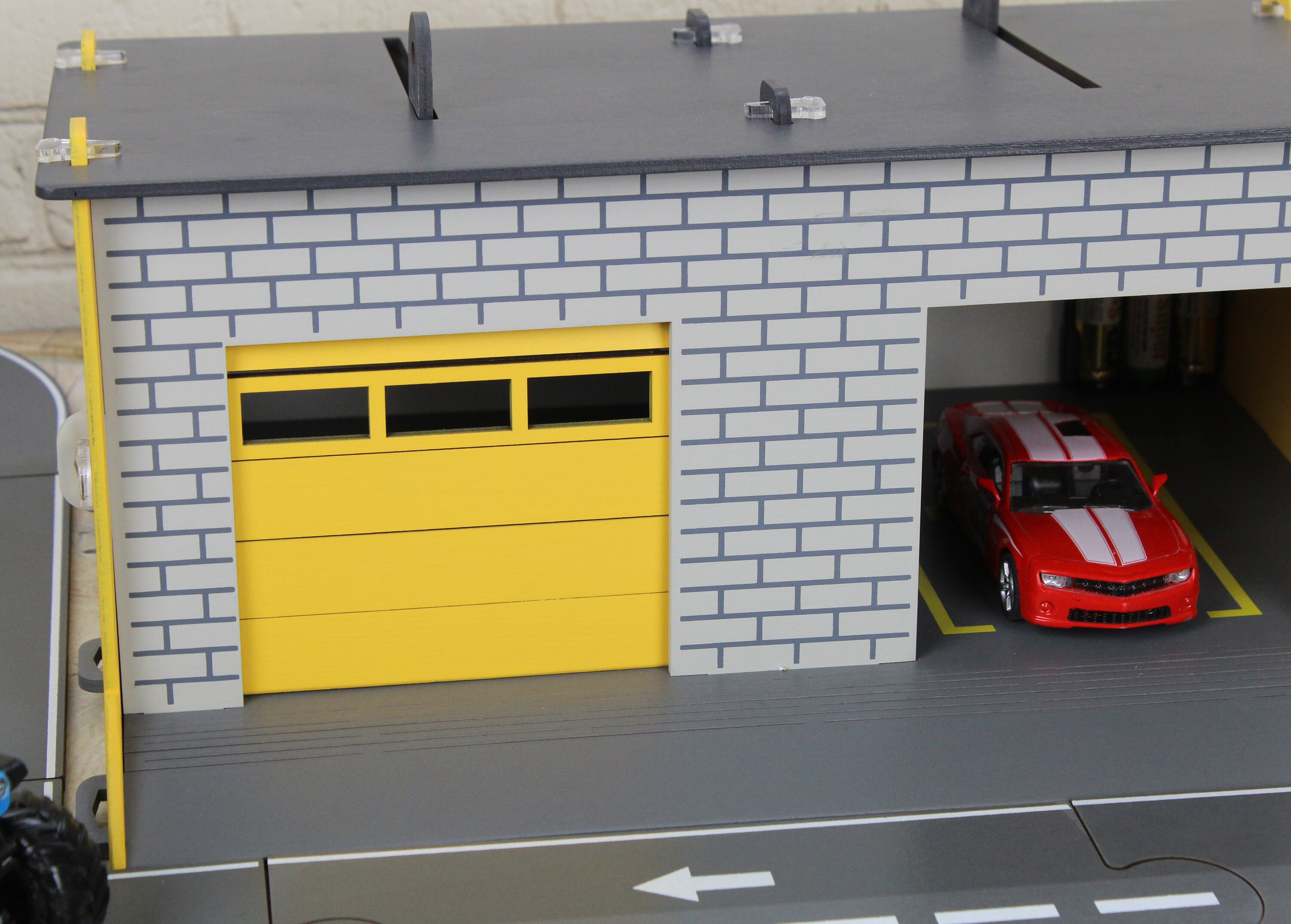 Toy Garage With Sectional Roll-up Doors and Garage Door Opener - Etsy