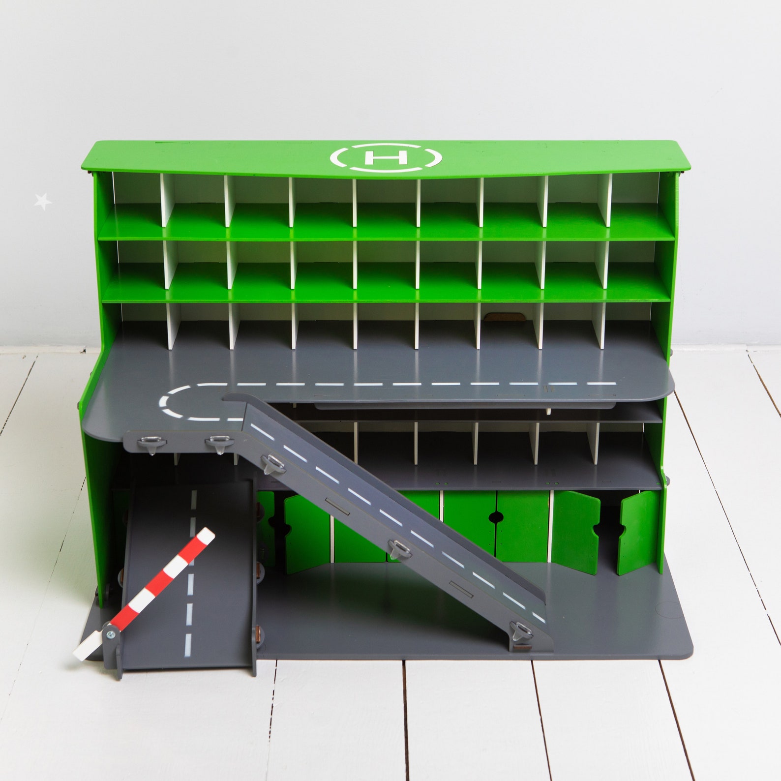 Toy garage toy car storage large from wood. Etsy