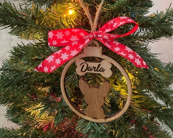 CUSTOM/PERSONALIZED Dog ornaments; dog breed ornaments; personalized gift for dog owners; unique gift; Christmas ornament