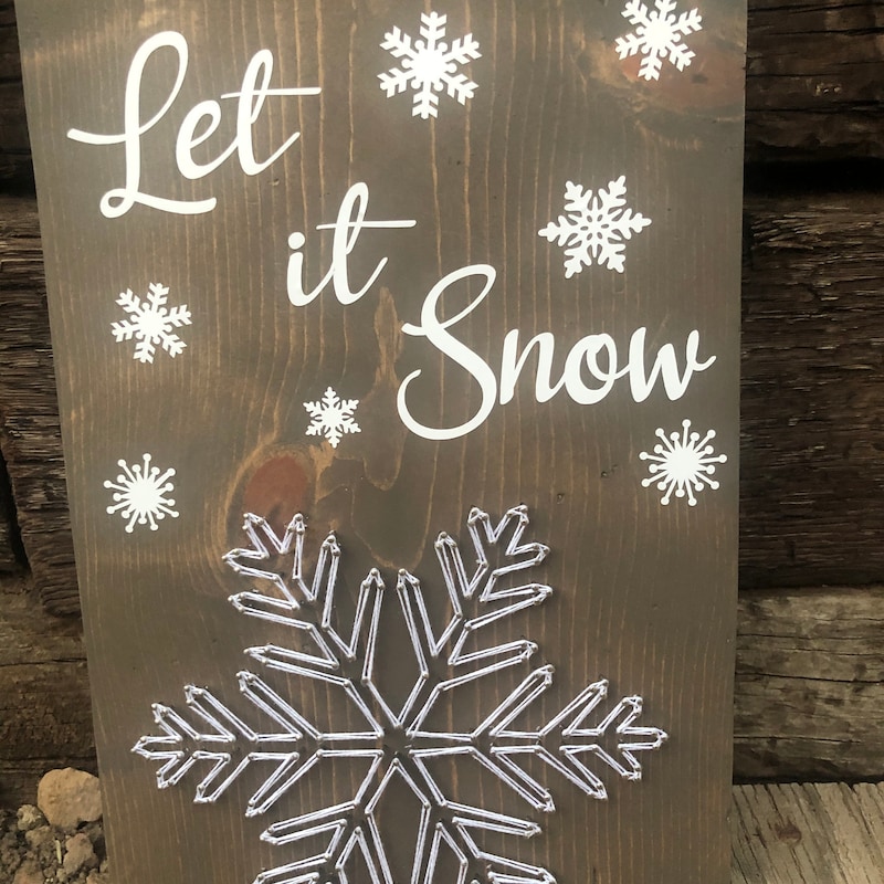 Snow String Snowflake String Art - Etsy