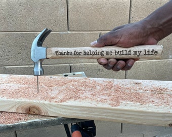 CUSTOM/PERSONALIZED Engraved hammers; Gifts for dad/mom; Anniversary gift; unique gift