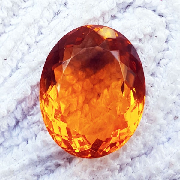 Beautiful Orange Topaz Between 40 to 50 Carat Certified With Free Shipping