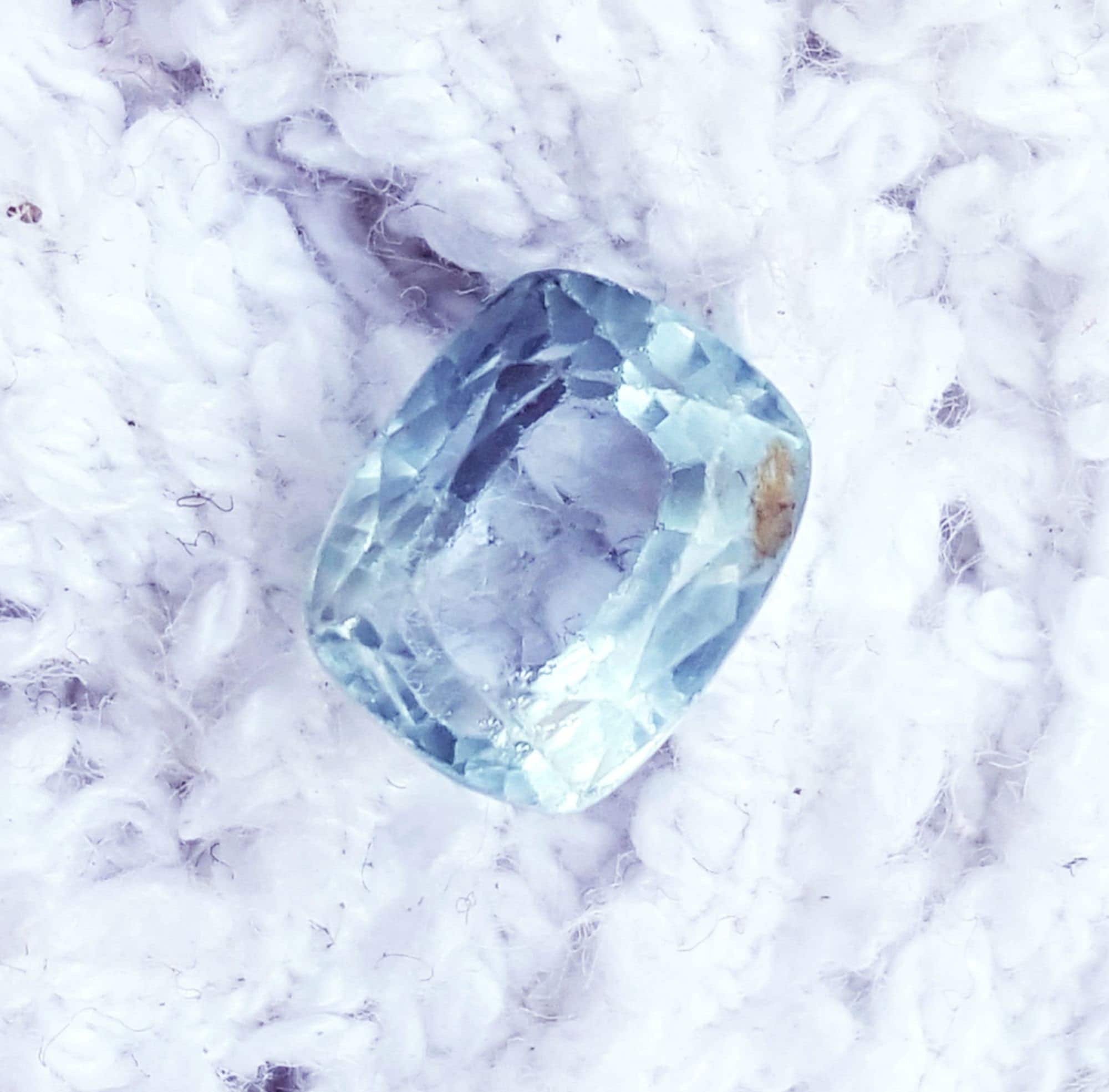 Natural Aquamarine 2.60 Ct Certified Loose Gemstone With Free Etsy