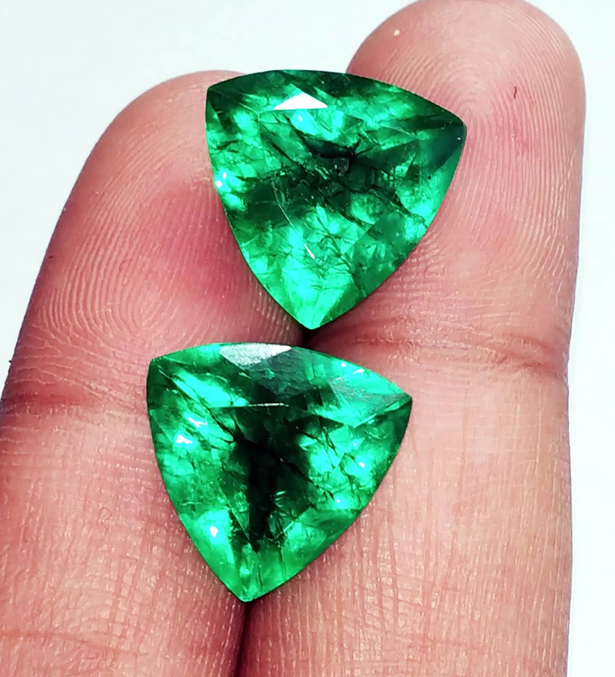 Wonderful Loose Gemstones 8 to 10 Cts 2 Pieces Natural Etsy UK