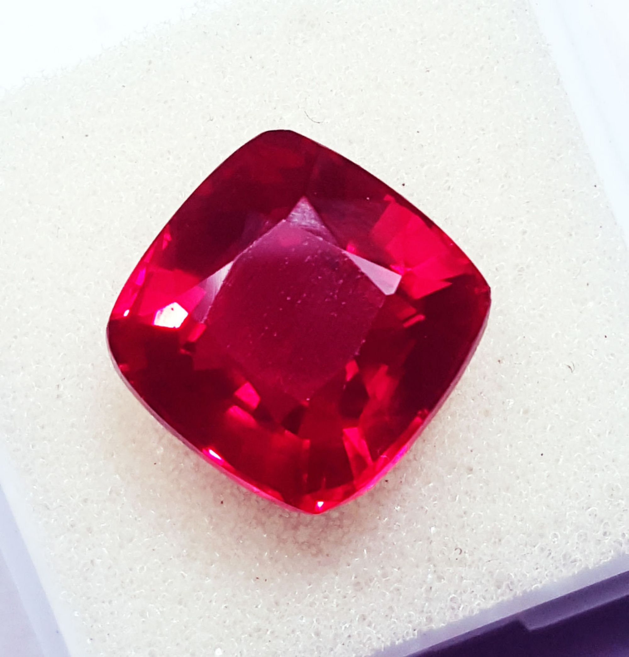 Natural Red Ruby 10.90 Cts Certified Loose Gemstone With Free | Etsy