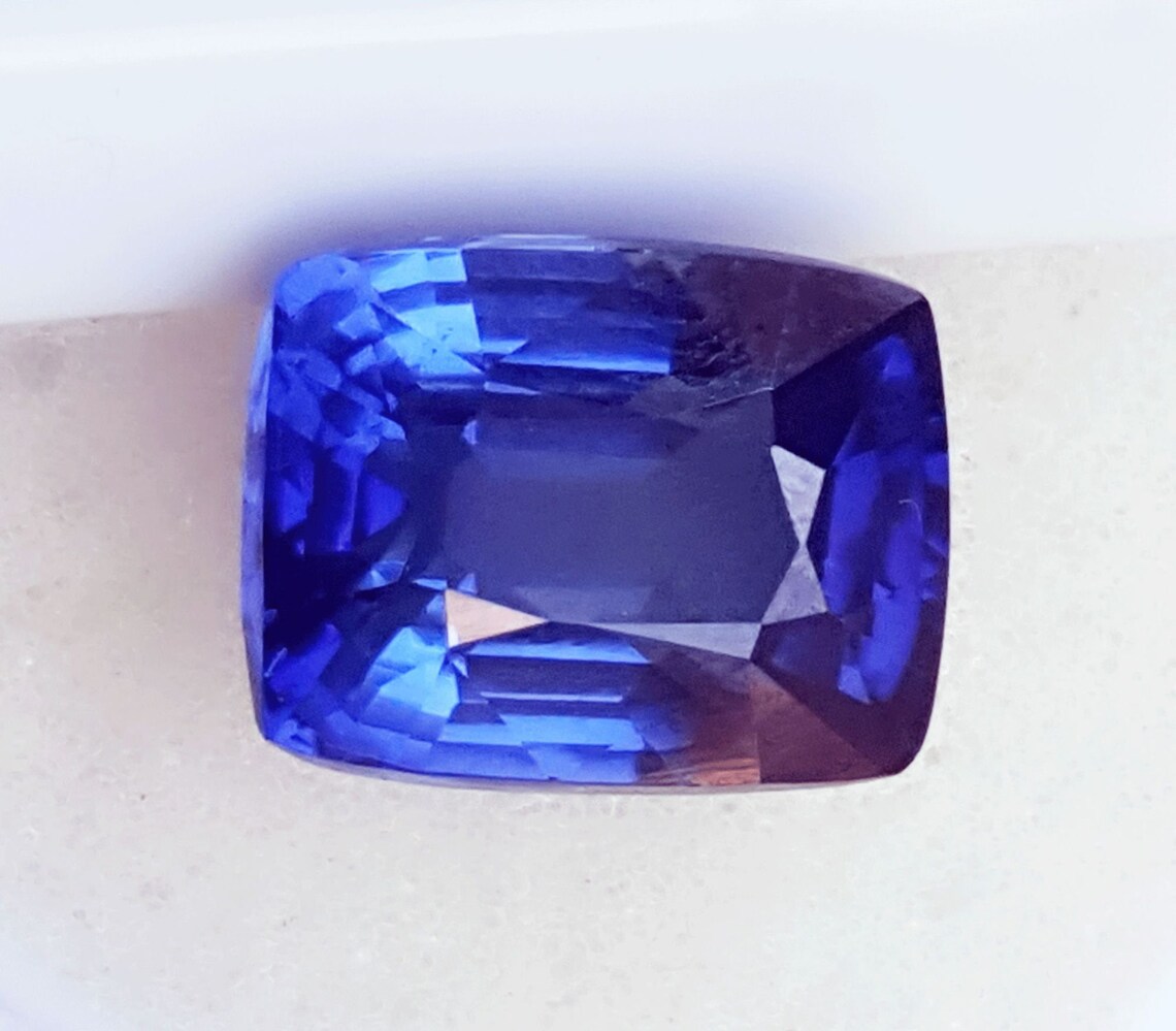 Natural Tanzanite Loose Gemstone 8.75 Ct Certified With Free Etsy