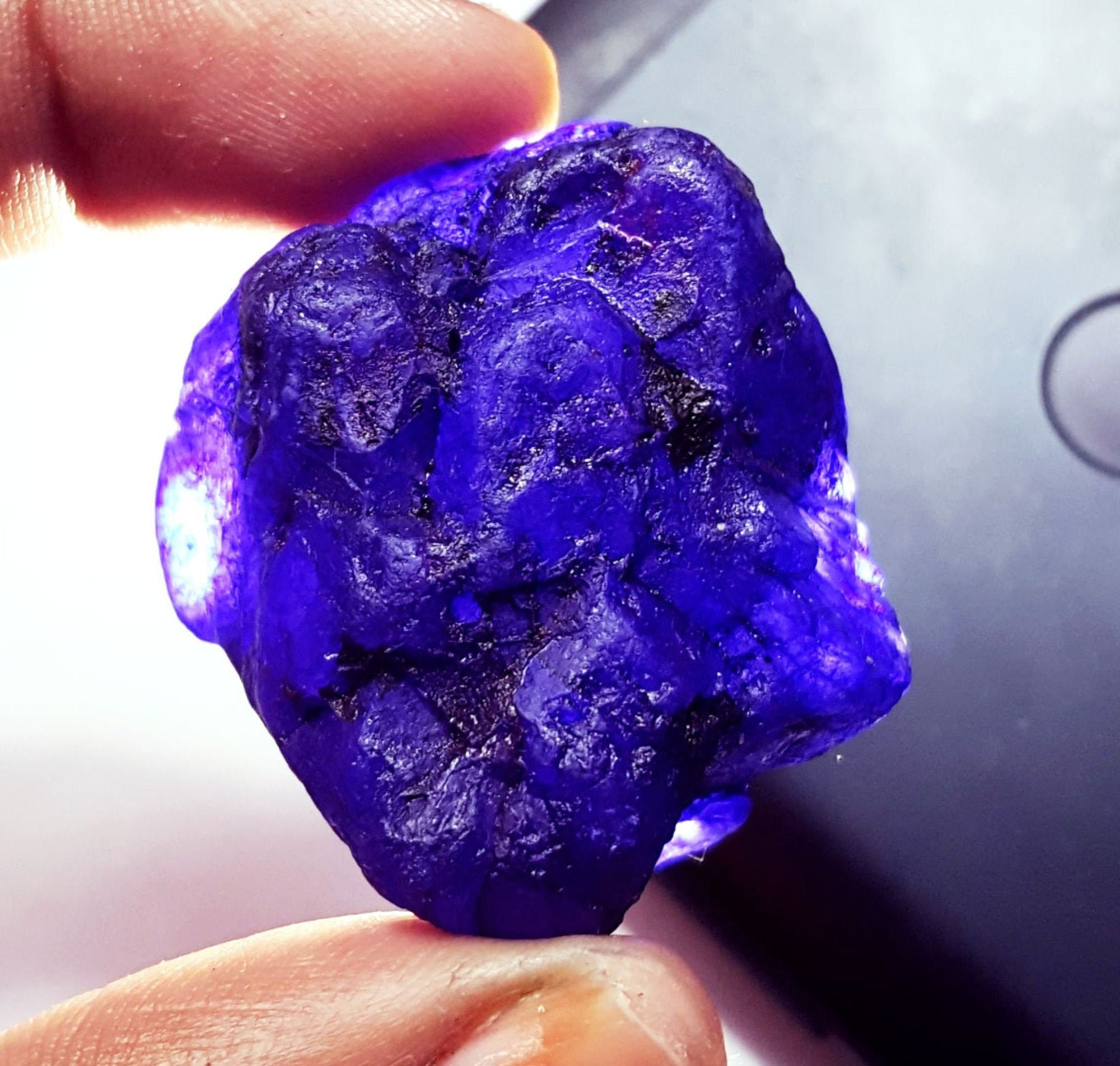 Natural Blue Beryl Rough Loose Gemstone Certified 159.70 Cts Etsy