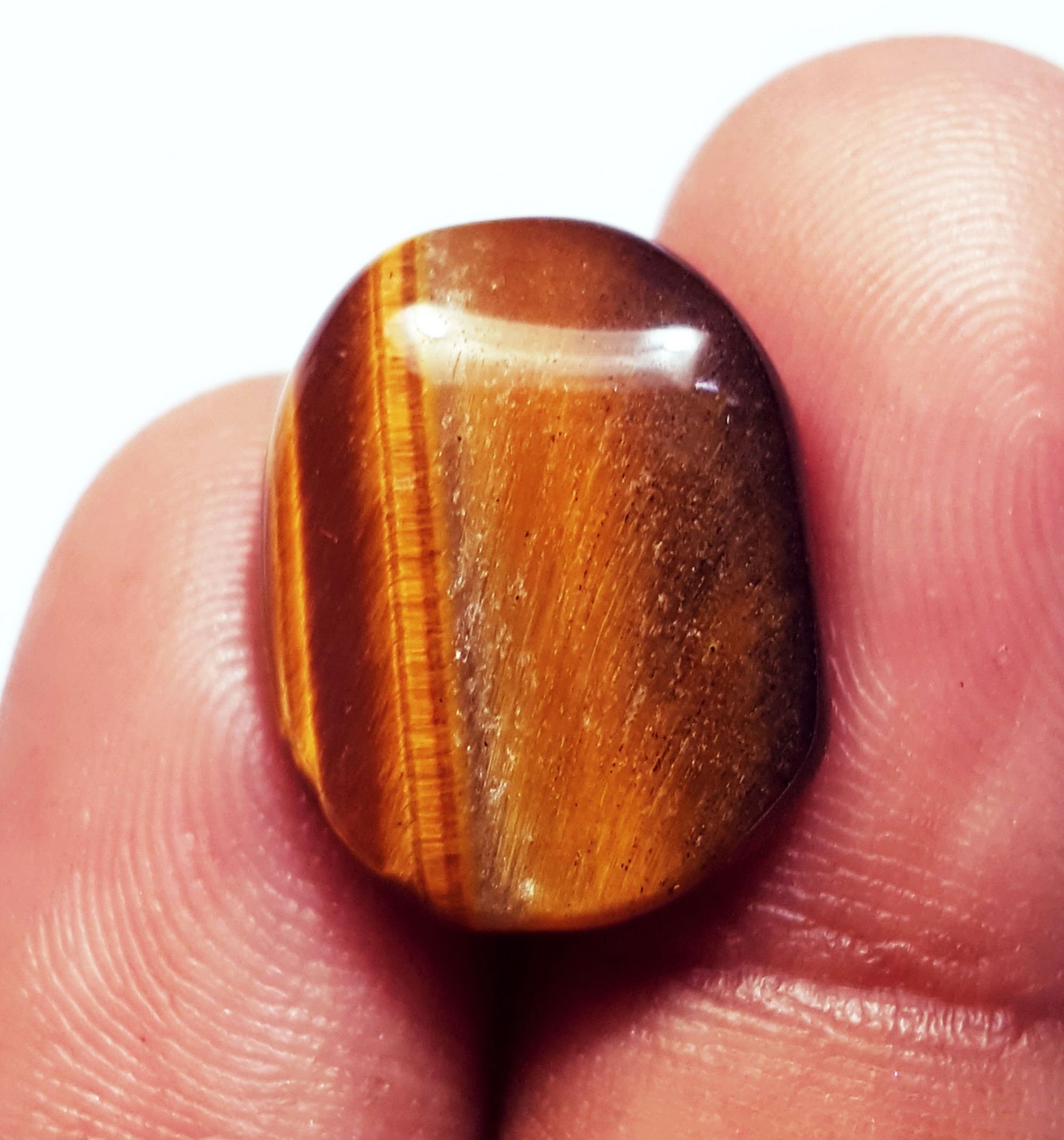 Natural Tiger Eye Loose Gemstone 8.05 Ct Certified With Free Etsy