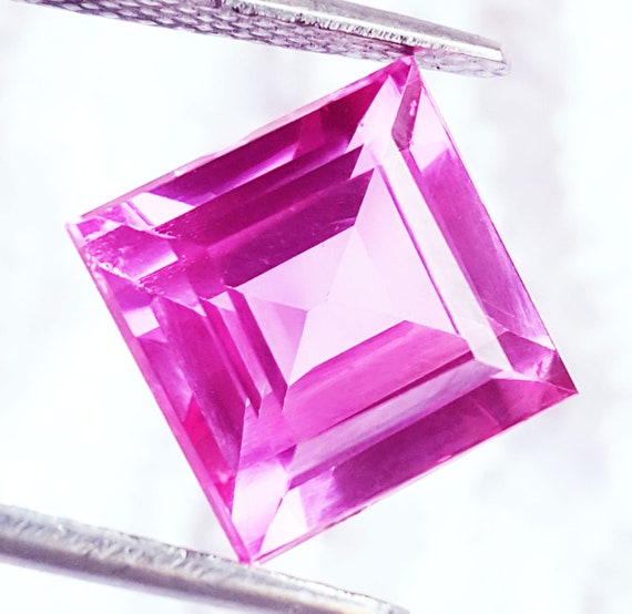 Natural Pink Sapphire Loose Gemstone 10.30 Ct Certified With Etsy
