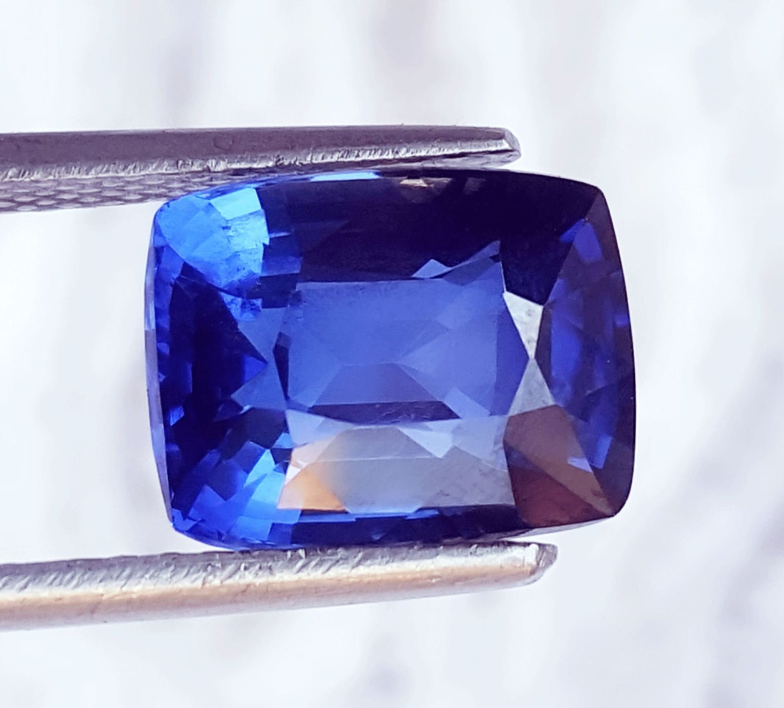 Natural Tanzanite Loose Gemstone 8.75 Ct Certified With Free Etsy
