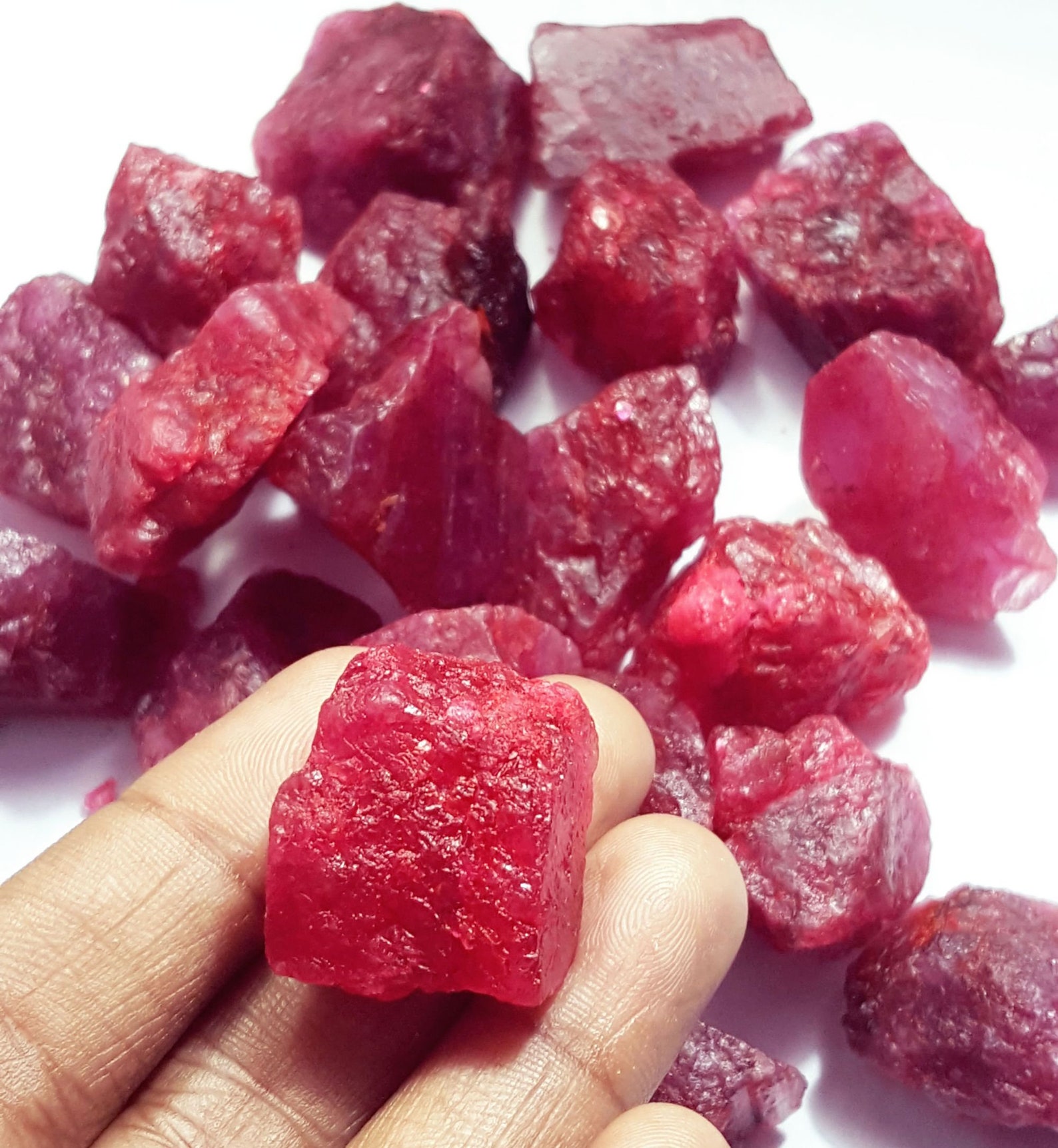Natural Red Beryl Rough Loose Gemstone Certified Between 90 to Etsy UK