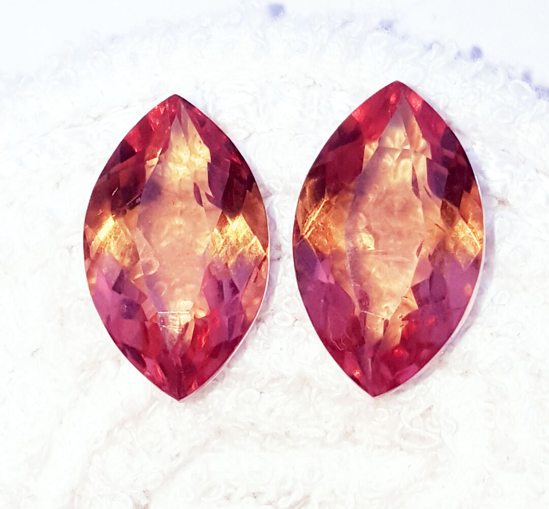 Alexandrite Color Change Loose Gemstone 10 to 12 Ct Certified Pair With ...